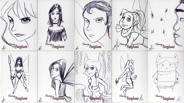 The Essence of Fairyland sketchcard