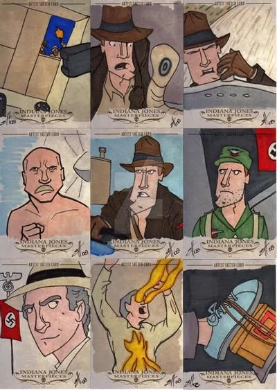 Indiana Jones Masterpieces sketchcard