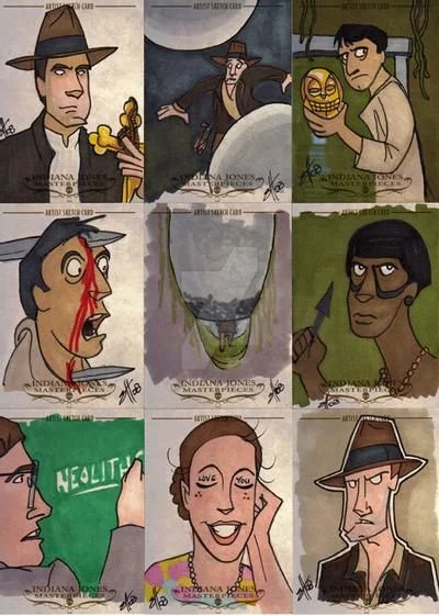 Indiana Jones Masterpieces sketchcard