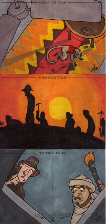 Indiana Jones Masterpieces sketchcard