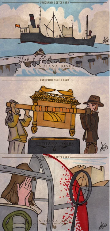 Indiana Jones Masterpieces sketchcard