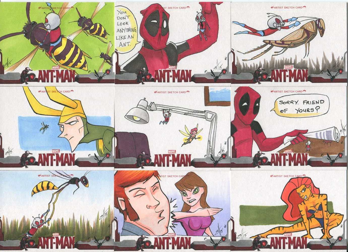 Marvel Ant-Man sketchcard