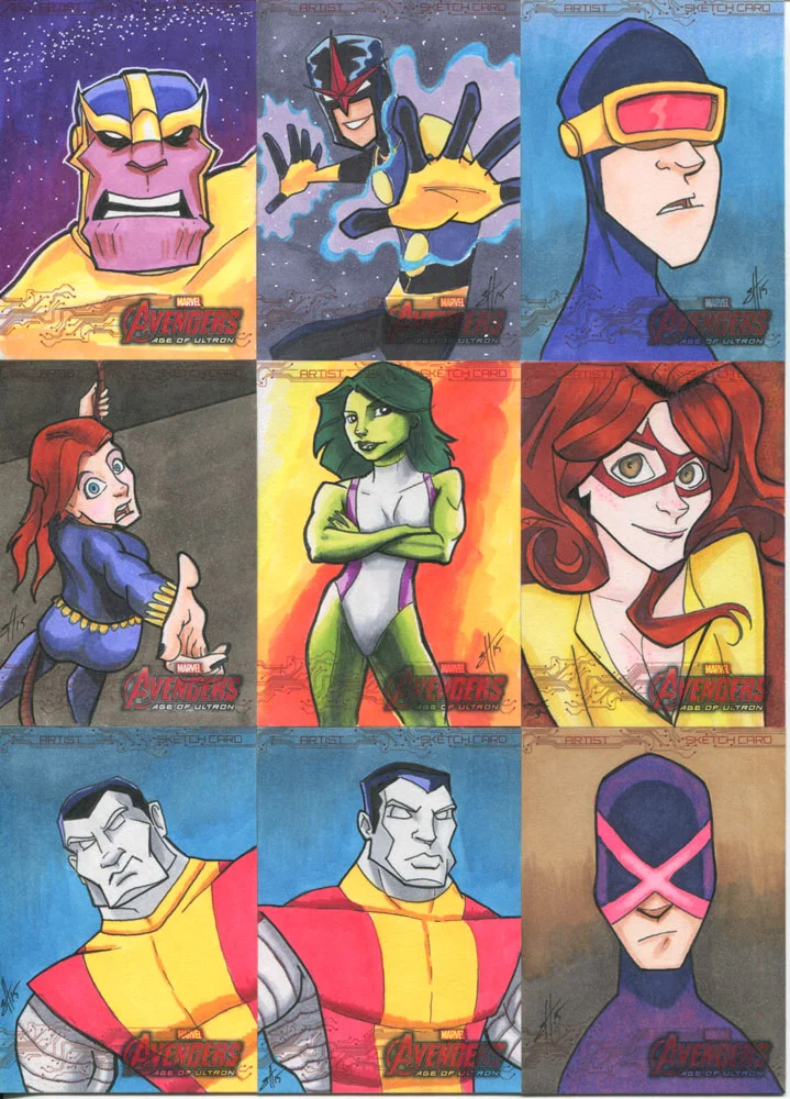 Marvel Avengers: Age of Ultron sketchcard
