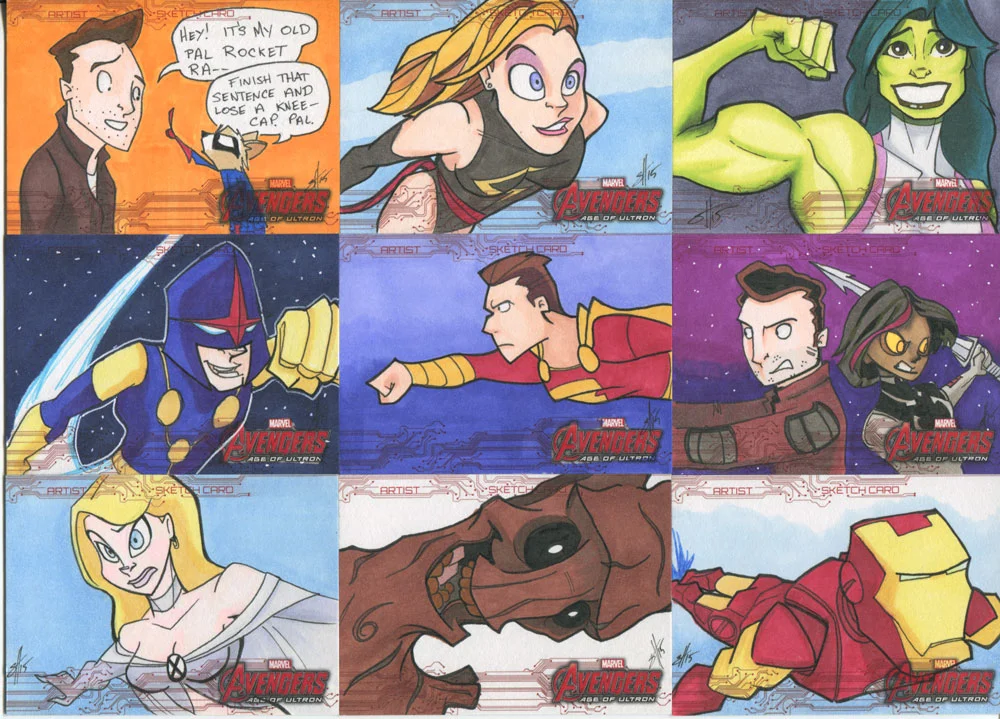 Marvel Avengers: Age of Ultron sketchcard