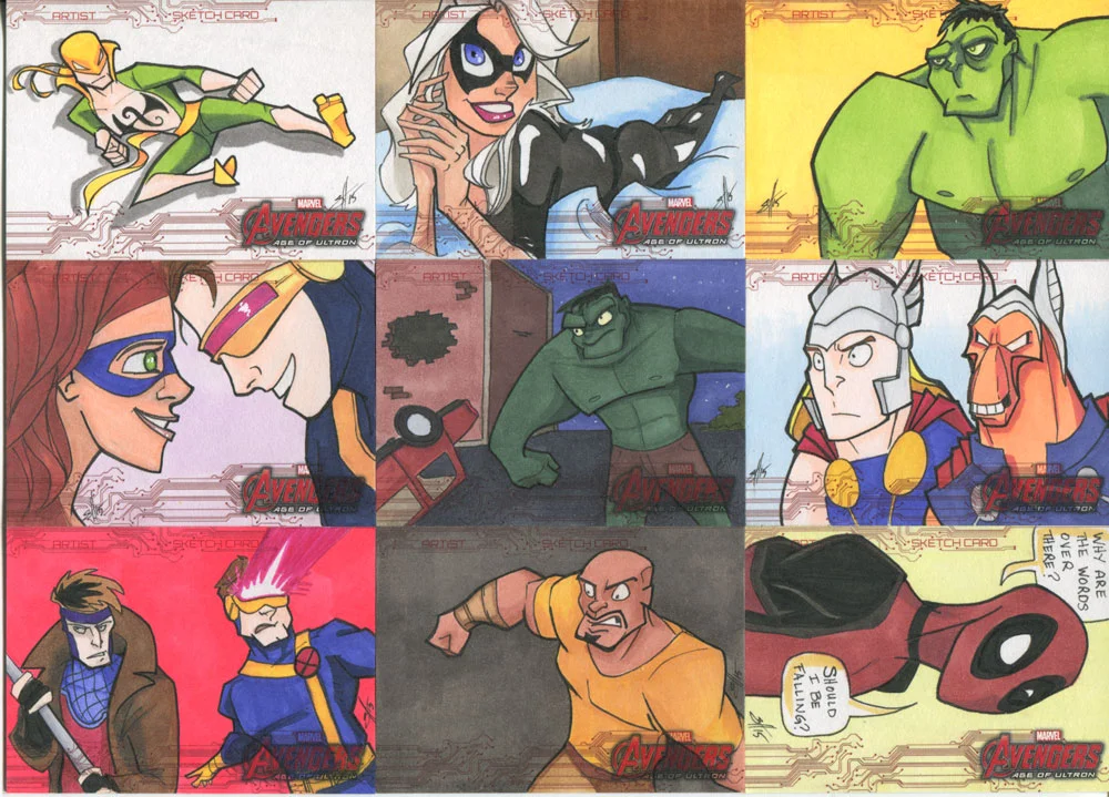 Marvel Avengers: Age of Ultron sketchcard
