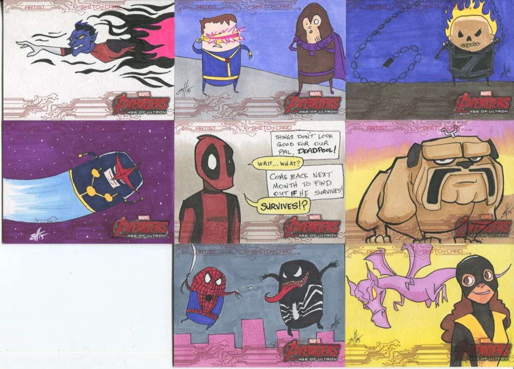 Marvel Avengers: Age of Ultron sketchcard
