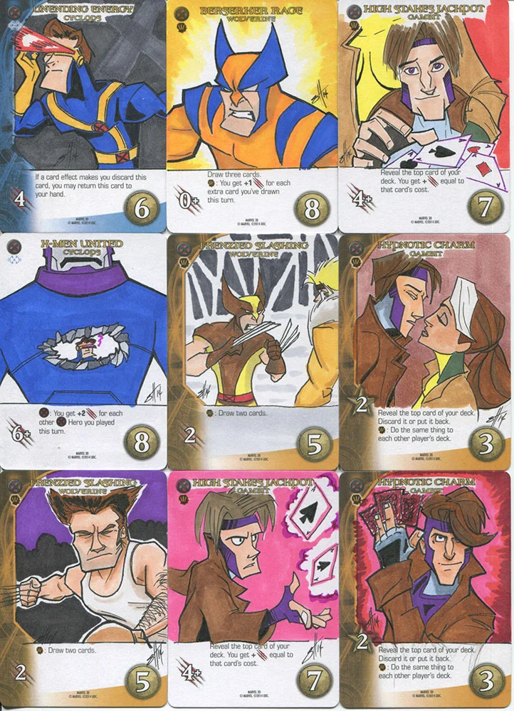 Marvel Legendary/3D sketchcard