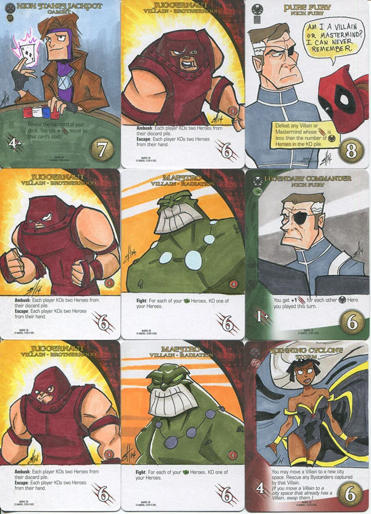 Marvel Legendary/3D sketchcard