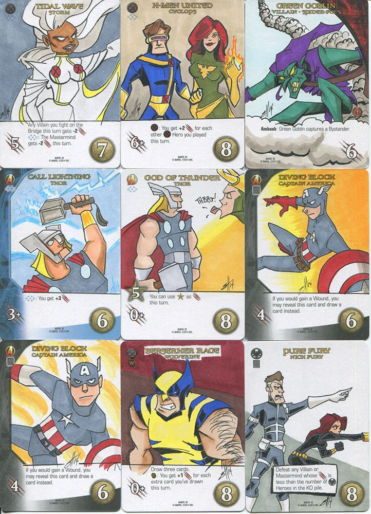 Marvel Legendary/3D sketchcard