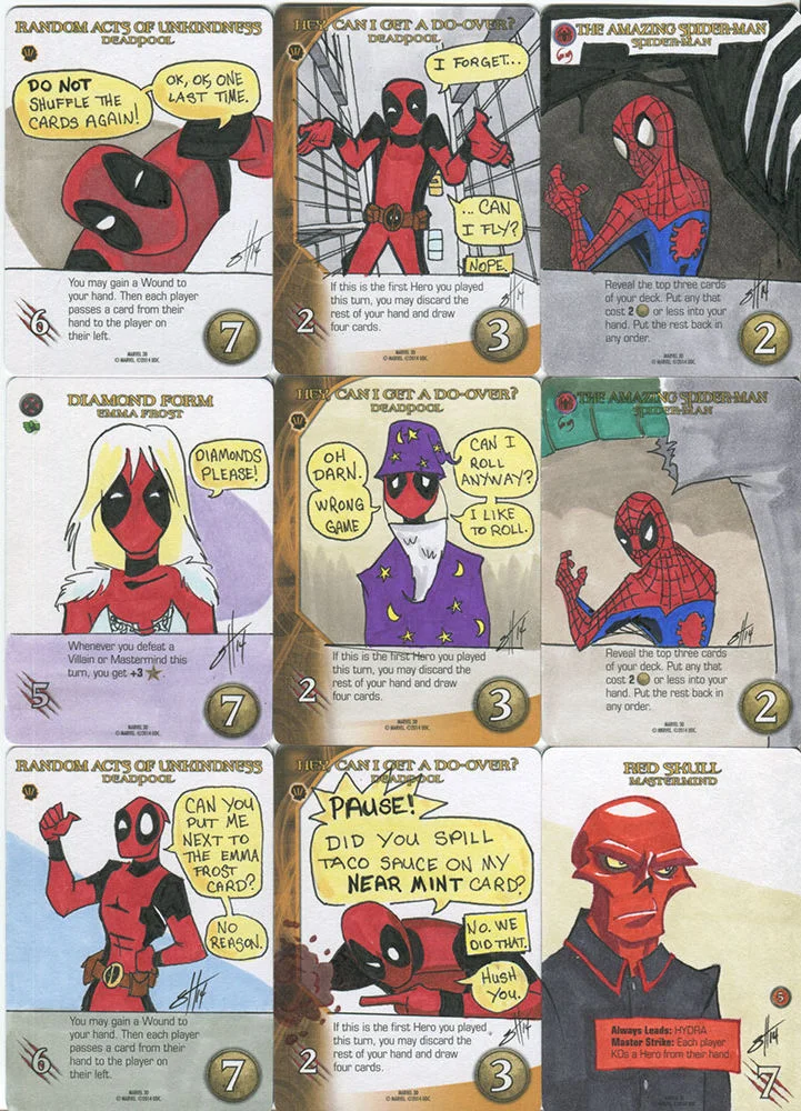 Marvel Legendary/3D sketchcard