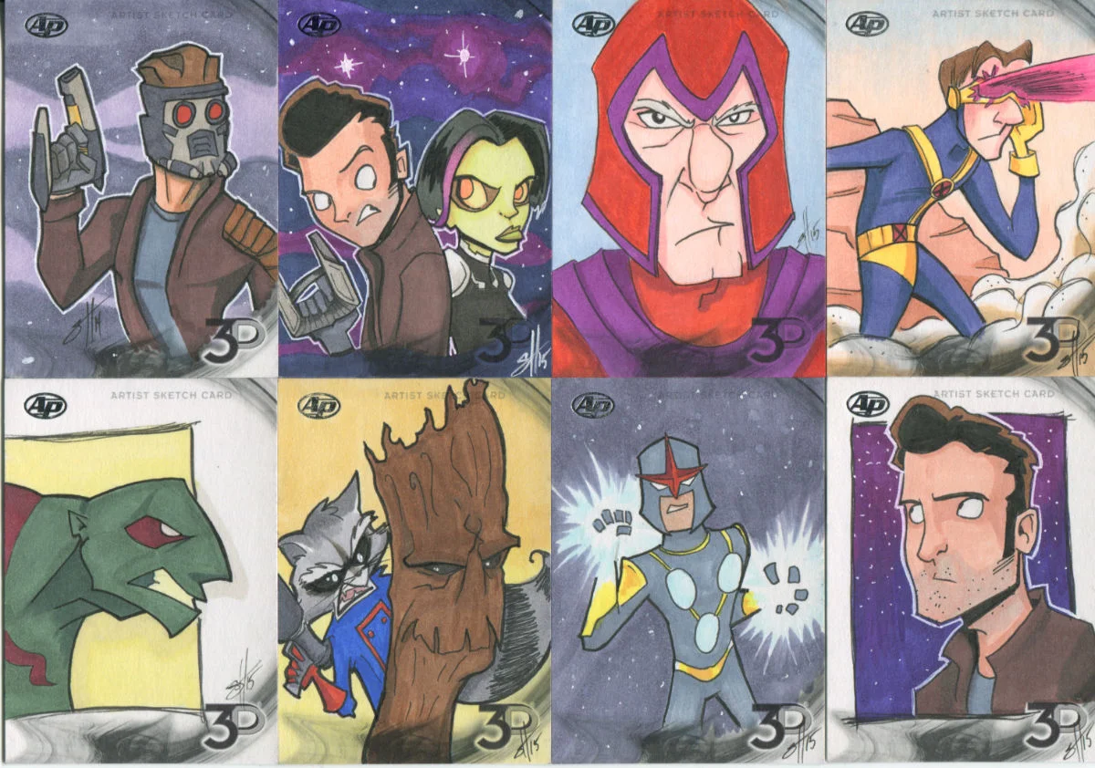 Marvel Legendary/3D sketchcard