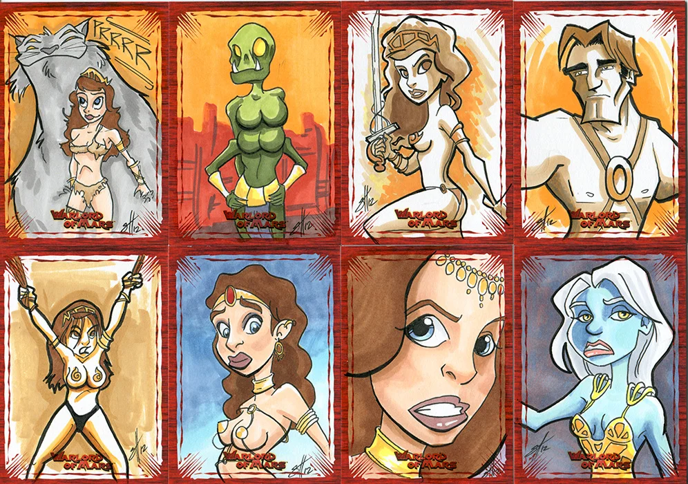 Warlord of Mars sketchcard